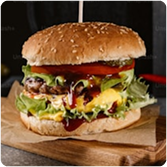 Hamburguesa en Funland